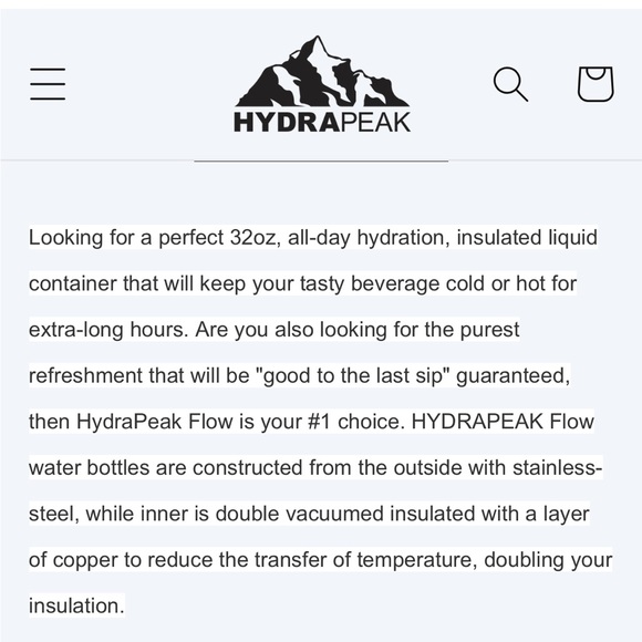 Free! HydraPeak 32oz straw lid water bottle - Picture 11 of 12